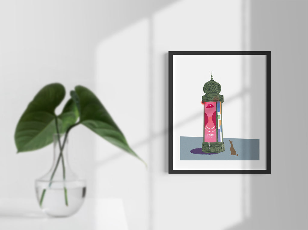 Paris kiosk. Limited edition prints