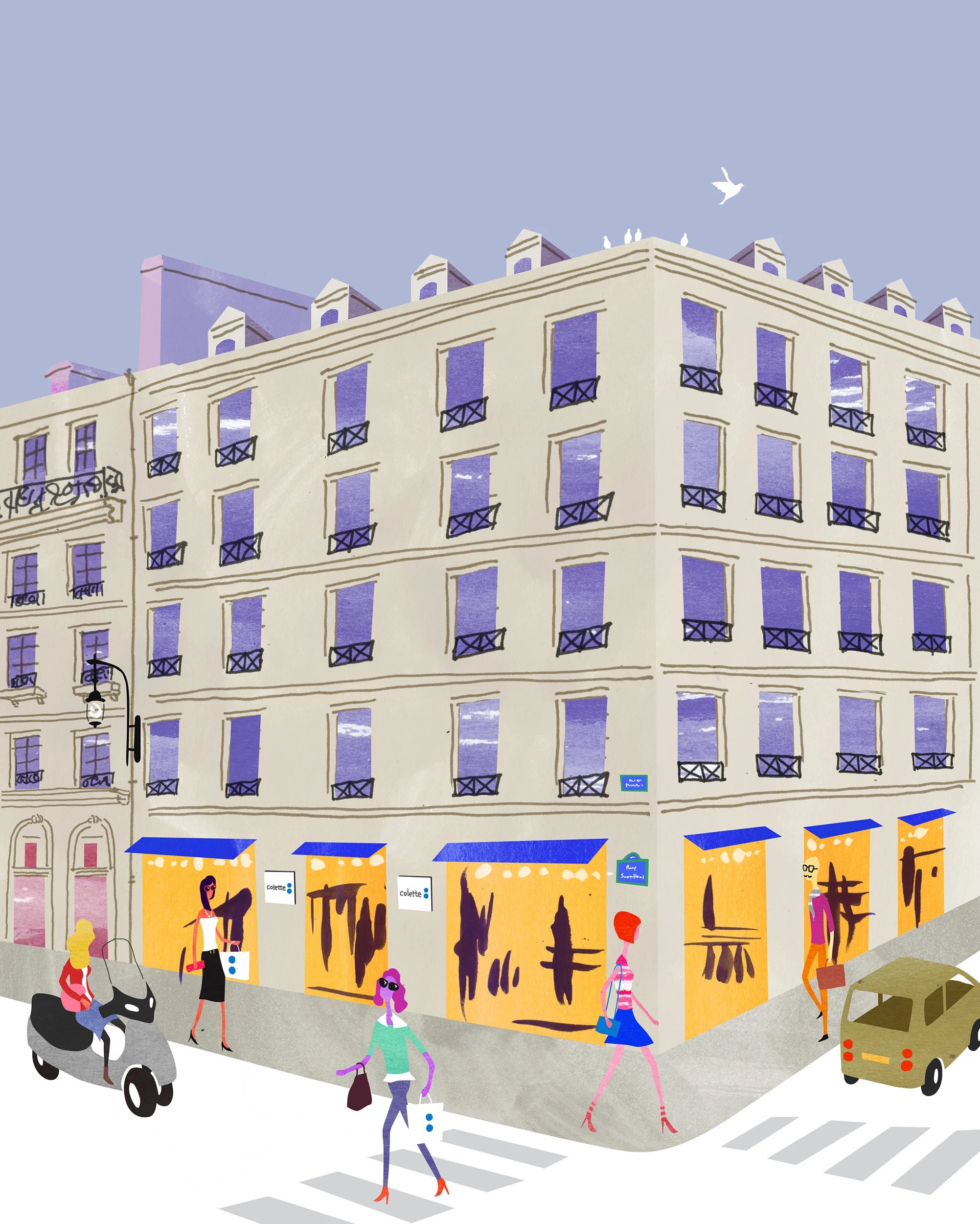 Colette Paris. Limited edition print